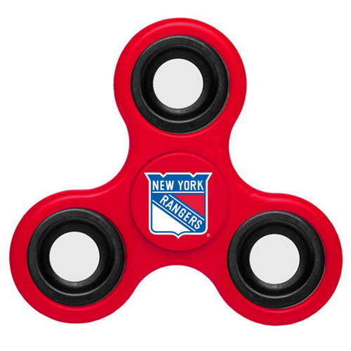 NHL New York Rangers 3 Way Fidget Spinner A95 - Red - Click Image to Close